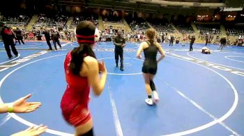 123 lbs Semifinal - Isis Clinkenbeard, Bixby vs Tiffany Breshears, Team Tulsa Wrestling Club