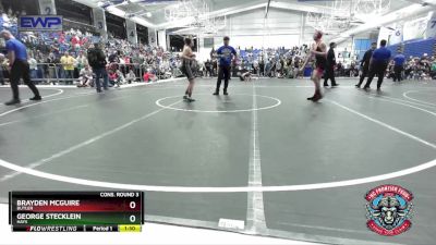 130 lbs Cons. Round 3 - Brayden Mcguire, Butler vs George Stecklein, Hays