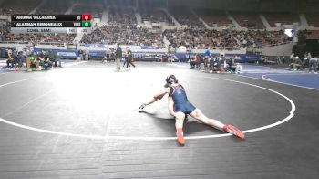 109-D2 Cons. Semi - Alannah Simoneaux, Thatcher HS vs Ariana Villafana, Somerton High School