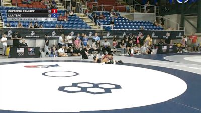105 lbs Cons. Sub-rd Of 16 - Elizabeth Ramirez, Kansas vs Lila Tsao, California