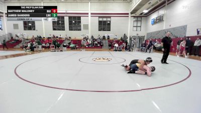 113 lbs Consi Of 4 - Matthew Maloney, The Marist School vs James Sanders, St. John Neumann Catholic