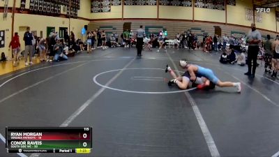 115 lbs Round 2 (10 Team) - CONOR RAVEIS, South Side WC vs Ryan Morgan, Virginia Patriots