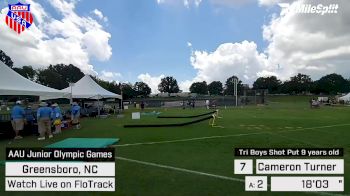 Replay: Shotput 1 - 2022 AAU Junior Olympic Games | Jul 31 @ 8 AM