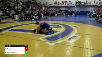 122 lbs Round Of 16 - Luca Coury, Upper St Clair vs Dalton Shoemaker, Connellsville