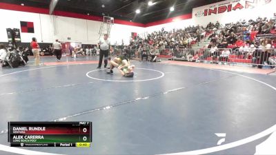 144 lbs Cons. Round 2 - Alek Carerra, Long Beach Poly vs Daniel Rundle, Ventura