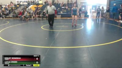 106 lbs Round 1 - Lucas Enges, Sequim vs Kinley Rondeau, Forks