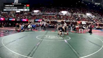 A - 190 lbs Cons. Semi - James Mills, Lockwood (Billings) vs Pierce Caplette, Havre