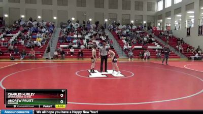 97 lbs Round 4 - Charles Hurley, Southeastern School vs Andrew Pruitt, Duran MS