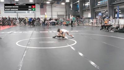 56 lbs Round 1 - 9:00am Saturday - Madden Moore, Oklahoma Elite vs Wyatt Sindone, Team Michigan
