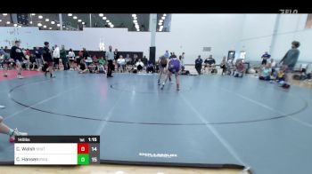 140 lbs Quarterfinal - Carson Walsh, Team Shutt Tyler Cook vs Chase Hansen, Revival Irish