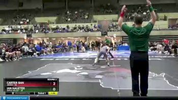 138 lbs Round 2 (4 Team) - Ian Haueter, Apple Valley vs Carter Ban, Anoka