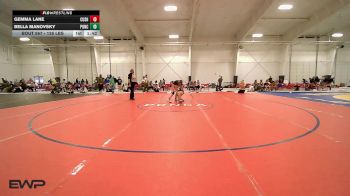 126 lbs Rr Rnd 4 - Gemma Lane, Cushing Girls vs Bella Manovsky, Ponca City LadyCat Wrestling