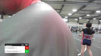 116 lbs Consi Of 4 - Madison Escobedo, Grindhouse WC vs Xochitl Munoz Quezada, Terminators WC