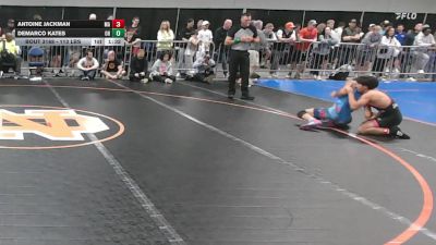 113 lbs Consi Of 32 #1 - Antoine Jackman, MA vs DeMarco Kates, OH