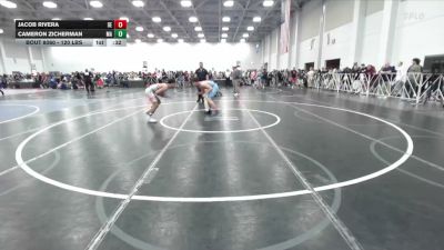 120 lbs Consi Of 64 #1 - Jacob Rivera, DE vs Cameron Zicherman, MA