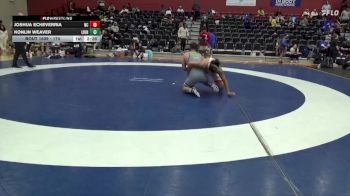 174 lbs Semifinal - Konlin Weaver, Life University vs Joshua Echeverria, Newberry College