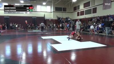 J-11 lbs Quarterfinal - Tyler Popham, Starmont Shooting Stars vs Marek Rudzki, LMWC