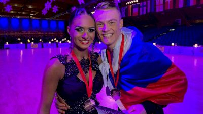 2018 Youth Latin WC Kulikov and  Goroshko