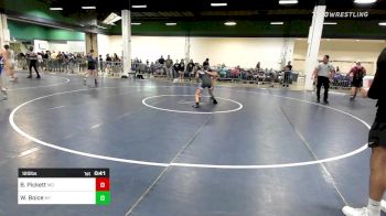 120 lbs Consi Of 8 #1 - Brooklyn Pickett, MD vs Wyatt Boice, NY