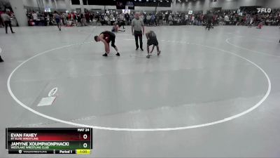 132 lbs Cons. Round 4 - Jamyne Xoumphonphackdy, Westlake Wrestling Club vs Evan Fahey, RT Elite Wrestling