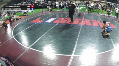 100 lbs 5th Place Match - Colton Riesterer, Oregon vs Kaʻonohi Armitage, Hawaii