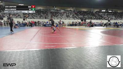 101 lbs Round Of 16 - Lexi Ledford, Chandler Takedown Club vs Bella Munoz, Glenpool JH