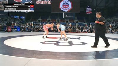 150 lbs Champ. Rd Of 32 - Lincoln James, Ohio vs Dante Depaul, New Jersey