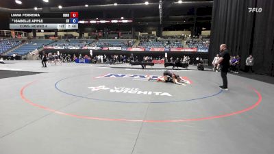 103 lbs Cons. Round 4 - Liana Ferreira, Southern Oregon vs Isabelle Apple, Grand View