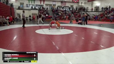 106 lbs Quarterfinal - Tayden Howell, Maquoketa vs Garner Lange, Waukon