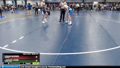 Elite 174 lbs Champ. Round 1 - Lawson Losee, Upper Iowa vs Logan Burger, Luther