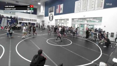 84 lbs Semifinal - Liam Roman, LAWC vs Garrett Clay, 951 Wrestling Club
