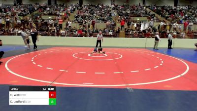 43 lbs Consi Of 8 #1 - Bradlee Wall, Georgia vs Cael Ledford, Georgia