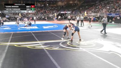 Champ. Round 1 - Brynn Thiemann, Norris vs Elena Bridges, Omaha Northwest