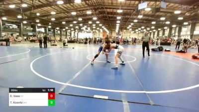 95 lbs Round Of 32 - EJ Vass, NY vs T.L. Koontz, WV