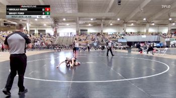 A 132 lbs 3rd Place Match - Brody Ford, Gibbs High School vs Nikolas Inmon, Greenback High School