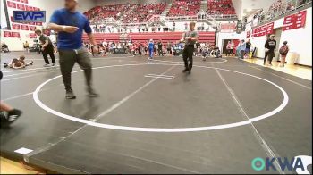 52 lbs Consi Of 8 #1 - Rhodes Litchfield, Choctaw Ironman Youth Wrestling vs Jesse Hightower, Blaine County Grapplers