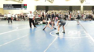 110-I lbs Consi Of 16 #1 - Luke Snyder, Governor Mifflin vs Xavier Griffin, 5 Points Wrestling Club