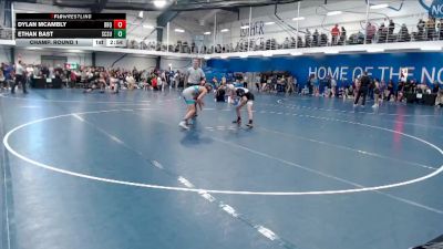 Silver 133 lbs Champ. Round 1 - Dylan McAmbly, University Of Dubuque vs Ethan Bast, St. Cloud State