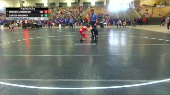 45 lbs Cons. Round 3 - Carter Womack, Swarm Wrestling vs Brexen Anderson, Seahawks Wrestling Club