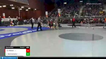 4A-106 lbs Quarterfinal - Caden Polson, Laramie vs Jacob Woinarowicz, Kelly Walsh