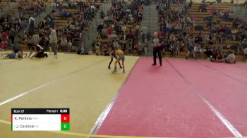 45 lbs Quarterfinal - Jaxon Cardinal, MN Elite vs Kaison Perkins, NRHEG