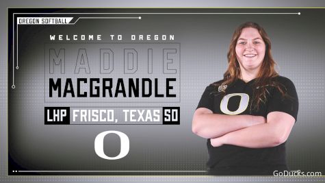Sophomore Pitcher Maddie MacGrandle Transfers To Oregon