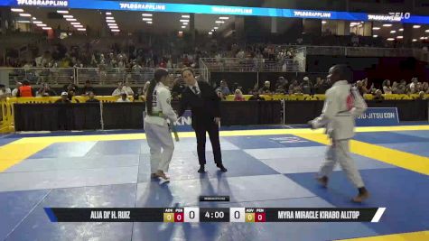 Myra Miracle Kirabo Alltop vs Alia Di' H. Ruiz 2025 Pan Kids Jiu-Jitsu IBJJF Championship