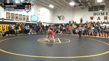126 lbs Round 5 - Kiptyn Cox, Wapsie Valley vs Gavin Thuente, South Winneshiek