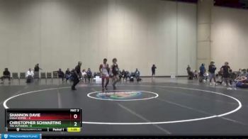 185 lbs Placement Matches (16 Team) - Christopher Schwarting, The Outsiders vs Shannon Davie, Eagle Empire