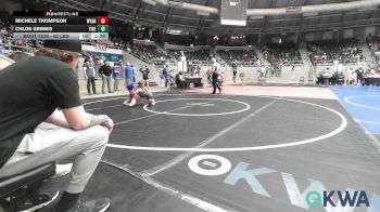 62 lbs Rr Rnd 5 - Michele Thompson, Wyandotte Youth Wrestling vs Chloe Grimes, Tiger Trained Wrestling