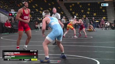 165 Consi Quarterfinal - Christian Minto, Northern Iowa vs Aidan Lenz, The Citadel