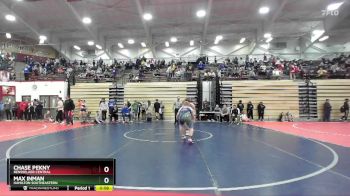 138 lbs Cons. Round 5 - Chase Pekny, Rensselaer Central vs Max Inman, Hamilton Southeastern