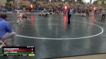 100 lbs Cons. Round 2 - Mason Robinson, Halls Wrestling vs David Johnson, TCWC