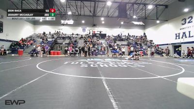 120 lbs Round Of 16 - Zion Baca, Victory Christian School vs Javaury Mccaulay, John Marshall